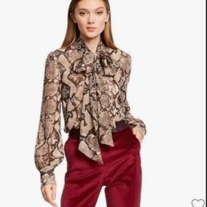 Snake print blouse